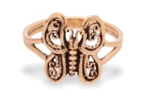 WINDALF Damen Ring ALANY 13 mm Schmetterling Bronze - Windalf.de