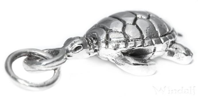 WINDALF Schmuck Anhänger IDANA 2,9 cm Kleine Baby Schildkröte Silber WINDALF Schmuck Anhänger IDANA 2,9 cm Kleine Baby Schildkröte Silber - Windalf.de