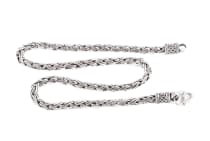 WINDALF Wikinger Halskette RAGNAR 60 cm Vintage Halsschmuck Silberkette Handgearbeitet Silber WINDALF Wikinger Halskette RAGNAR 60 cm Vintage Halsschmuck Silberkette Handgearbeitet Silber - Windalf.de