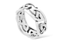 WINDALF Irischer Celtic Bandring RICON 9 mm Keltischer Unendlichkeitsknoten Partnerring Silber WINDALF Irischer Celtic Bandring RICON 9 mm Keltischer Unendlichkeitsknoten Partnerring Silber - Windalf.de
