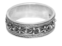 WINDALF Damen Silberring SINIA 7 mm Fairy Midi-Ring Elfengl&uuml;ck Handarbeit - Windalf.de