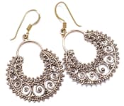 WINDALF Wikinger Ohrhänger THRINA 4.7 cm Wikinger-Schmuck Bronze WINDALF Wikinger Ohrhänger THRINA 4.7 cm Wikinger-Schmuck Bronze - Windalf.de