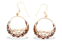 WINDALF Damen Ohrhänger NELIA 4.3 cm Spirals Schmuck Bronze WINDALF Damen Ohrhänger NELIA 4.3 cm Spirals Schmuck Bronze - Windalf.de