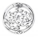 WINDALF Wikinger Fibel VIKING Ø 3.6 cm Vikings Brosche Mittelalterschmuck Silber WINDALF Wikinger Fibel VIKING Ø 3.6 cm Vikings Brosche Mittelalterschmuck Silber - Windalf.de