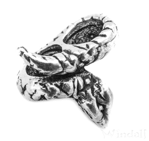 WINDALF Bartschmuck ARJUN 13 mm Paradies Schlangen Silberperle Silber WINDALF Bartschmuck ARJUN 13 mm Paradies Schlangen Silberperle Silber - Windalf.de