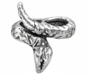 WINDALF Haarund Bartschmuck ARJUN 13 mm Paradies Schlange Silberperle - Windalf.de