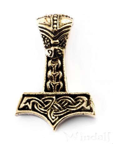 WINDALF Schmuck Anhänger AKIR 2 cm Kleiner Wikinger Thorshammer Bronze WINDALF Schmuck Anhänger AKIR 2 cm Kleiner Wikinger Thorshammer Bronze - Windalf.de