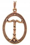 WINDALF Vikings Schmuck Anhänger IRMINSUL 5.2 cm Fruchtbarkeitssymbol der nordischen Götter Bronze - Windalf.de