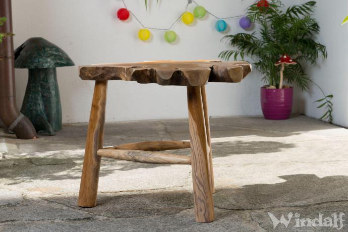 WINDALF Kleiner  Balkon Tisch REDA 47 cm Bauernhaus 