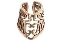 WINDALF Damen Ohrklemme FENJA 10 mm Haarschmuck Zauberhafte Ornamente Bronze - Windalf.de