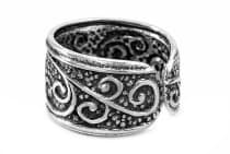 WINDALF Celtic Ohrklemme LEA 5.5 mm Irischer Ohrschmuck mit Lebens-Spiralen Silber - Windalf.de