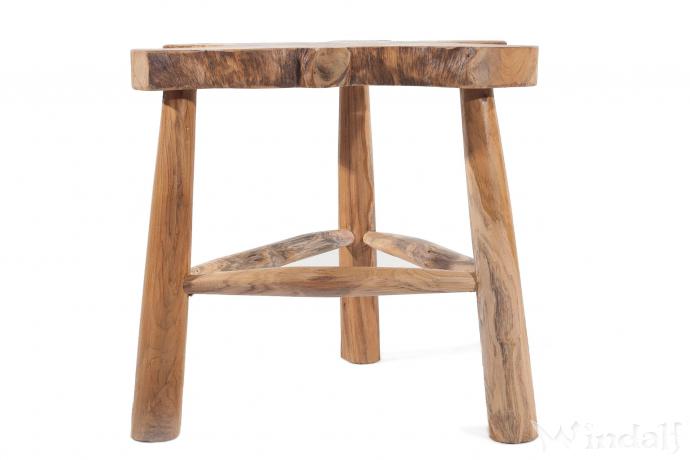 WINDALF Uriger Beistelltisch DIAMAN 47 cm Abstelltisch Balkontisch UNIKAT Handarbeit Wurzelholz - Windalf.de