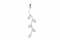 WINDALF Bohemian Schmuck Anh&auml;nger FAIRY DREAM 5 cm Wei&szlig;er Schutz-Kristall Silber - Windalf.de