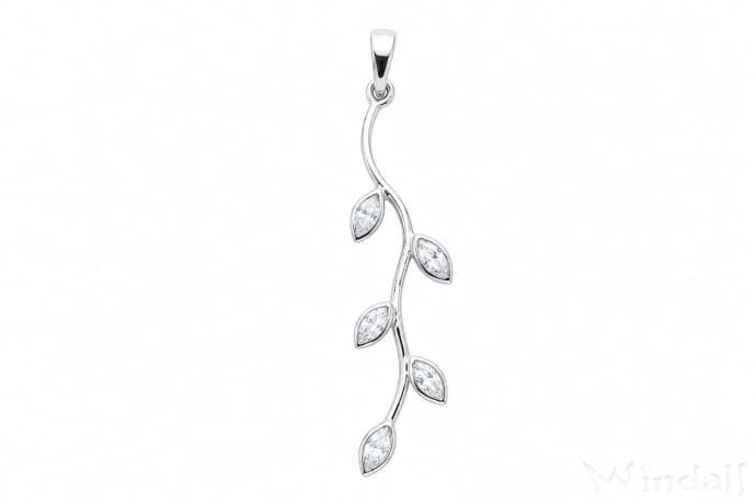 WINDALF Bohemian Schmuck Anh&auml;nger FAIRY DREAM 5 cm Wei&szlig;er Schutz-Kristall Silber - Windalf.de