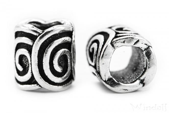 WINDALF Celtic Haar& Bartperle LEVIA 7 mm Bohemia Lebensspirale Silber WINDALF Celtic Haar& Bartperle LEVIA 7 mm Bohemia Lebensspirale Silber - Windalf.de