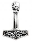 WINDALF Vikings Schmuck Anhänger THOROD 2.6 cm Wikinger Thorshammer Silber WINDALF Vikings Schmuck Anhänger THOROD 2.6 cm Wikinger Thorshammer Silber - Windalf.de