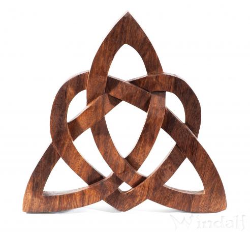 WINDALF Kelten Wandbild FLAVIA 24 cm Celtic Liebessymbol Ornament Handarbeit Holz - Windalf.de