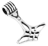 WINDALF Schmuck Anhänger THRAIN 2.5 cm Wikinger Thorshammer Silber - Windalf.de