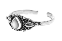 WINDALF Damen Zehenring SNOWWHITE 6 mm Perlmutt Bohemia Schmuck Silber - Windalf.de