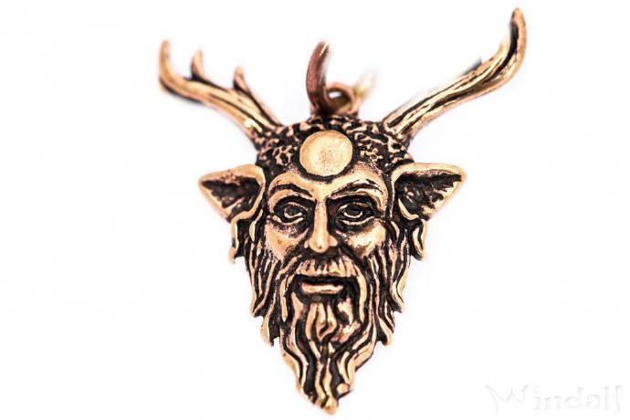 WINDALF Irischer Schmuck Anhänger CERNUNNOS 3.4 cm Hirsch Waldgott Bronze WINDALF Irischer Schmuck Anhänger CERNUNNOS 3.4 cm Hirsch Waldgott Bronze - Windalf.de