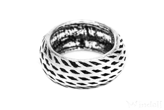 WINDALF Kleine Vikings Haar& Bartperle KALUR Ø 8 mm Vintage Haarschmuck Silber - Windalf.de