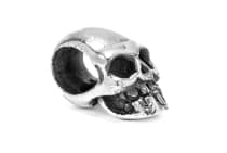 WINDALF Totenkopf Schmuck Perle SKULLY 6 mm Biker Schmuck Silber - Windalf.de