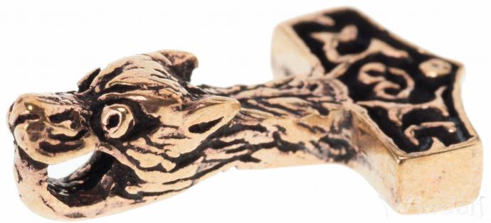 WINDALF Schmuck Anhänger ALCON 2.3 cm Kleiner Thorshammer Bronze WINDALF Schmuck Anhänger ALCON 2.3 cm Kleiner Thorshammer Bronze - Windalf.de