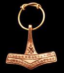Windalf Thorshammer Anhänger MJÖLNIR - 4,6cm Wikinger Schmuck Aus Bronze