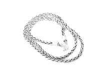 WINDALF Vintage Halskette FALKONA 55 cm Wikinger Kette Zopfkette Handarbeit Silber WINDALF Vintage Halskette FALKONA 55 cm Wikinger Kette Zopfkette Handarbeit Silber - Windalf.de