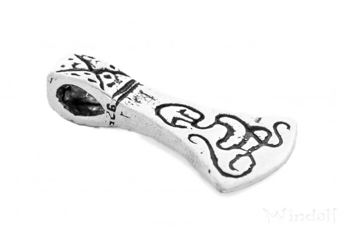 WINDALF Schmuck Anhänger SOMI 1.8 cm Kleine Wikinger Axt Silber - Windalf.de