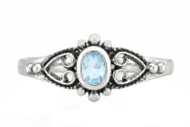 WINDALF Bohemia Damen Ring ANELY 7 mm Topas Schmuck Silber - Windalf.de