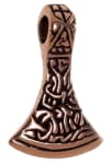 WINDALF Schmuck Anhänger ANGAR 2.7 cm Axtblatt Vikings Vintage Bronze - Windalf.de