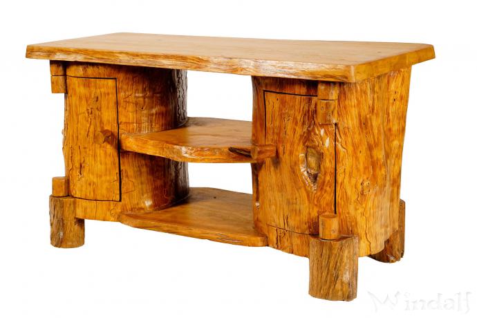 WINDALF Rustikales TV-Lowboard ROONY 91 cm Natur Wohnzimmer Sideboard Handarbeit aus Holz WINDALF Rustikales TV-Lowboard ROONY 91 cm Natur Wohnzimmer Sideboard Handarbeit aus Holz - Windalf.de