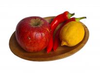 WINDALF Kleine Seifen Schmuck Schale Sockel OMNY 15 cm Natur Holzschale Schlüsselschale Handarbeit Teakholz - Windalf.de