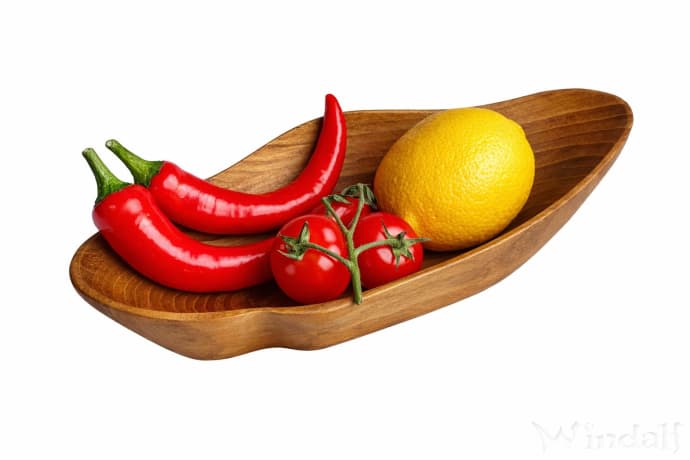 WINDALF Holzschale IROIZA 18 cm Snack & Dipschale Seifenschale Handarbeit Teakholz - Windalf.de