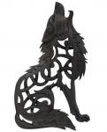 WINDALF Wolf Holzbild FENRIS 35 cm Vikings Wandrelief Schwarz Rechts schauend Handarbeit Holz WINDALF Wolf Holzbild FENRIS 35 cm Vikings Wandrelief Schwarz Rechts schauend Handarbeit Holz - Windalf.de