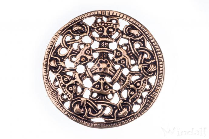 WINDALF Wikinger Anhänger HAGAL 5 cm Vikings Schmuck Bronze - Windalf.de