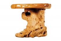 WINDALF Hobbit Beistelltisch Calla WINWOOD 62 cm Natur Abstelltisch Handarbeit aus Wurzelholz - Windalf.de