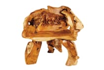 WINDALF Uriger Holz-Stuhl mit Pferd ELIZA 84 cm Natur Lounge Sitzbank Handarbeit aus Wurzelholz WINDALF Uriger Holz-Stuhl mit Pferd ELIZA 84 cm Natur Lounge Sitzbank Handarbeit aus Wurzelholz - Windalf.de