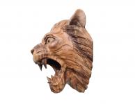 WINDALF Wandtrophäe Löwenkopf LEON 32 cm König der Tiere Holzbild Handarbeit Holz WINDALF Wandtrophäe Löwenkopf LEON 32 cm König der Tiere Holzbild Handarbeit Holz - Windalf.de