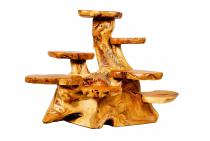 WINDALF Natur Blumenbank mit Drache AGHEEL 95 cm Mit 7 Ablagen Pflanzen Holzregal Handarbeit aus Teak-Wurzelholz WINDALF Natur Blumenbank mit Drache AGHEEL 95 cm Mit 7 Ablagen Pflanzen Holzregal Handarbeit aus Teak-Wurzelholz - Windalf.de