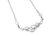WINDALF Irisches Damen Collier CELINE 46 cm Keltische Knoten Halskette Bohemian Halsschmuck Silber WINDALF Irisches Damen Collier CELINE 46 cm Keltische Knoten Halskette Bohemian Halsschmuck Silber - Windalf.de