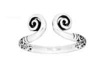 WINDALF Damenring STELLA 8 mm Lebensspiralen Ornamentik Silber - Windalf.de