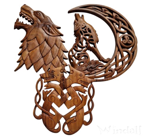 3er Wanddeko Set ~ DIANA ~ Holzbilder - 2. Wahl Artikel - Handarbeit aus Holz - Windalf.de