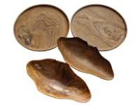 4er Holzdeko Set ~ LARA ~ Holzbilder - 2. Wahl Artikel - Handarbeit aus Holz - Windalf.de