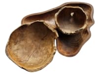 3er Holzdeko Set ~ LAUREN ~ Holzbilder - 2. Wahl Artikel - Handarbeit aus Holz - Windalf.de