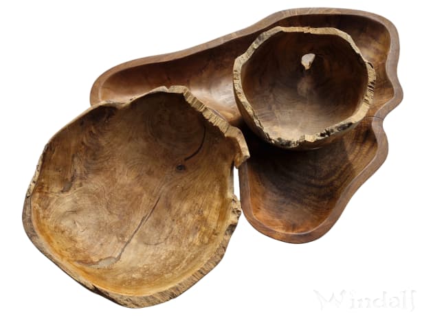 3er Holzdeko Set ~ LAUREN ~ Holzbilder - 2. Wahl Artikel - Handarbeit aus Holz - Windalf.de