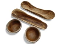 4er Holzdeko Set ~ MAJA~ Holzschale - 2. Wahl Artikel - Handarbeit aus Holz - Windalf.de