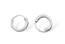 WINDALF Kleine Silber Creolen KILI Nasenschmuck 8 mm Bohemian Nasenring Silber - Windalf.de