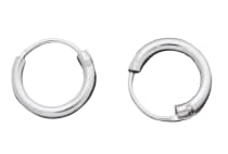 WINDALF Kleine Silber Creolen KILI Nasenschmuck 8 mm Bohemian Nasenring Silber - Windalf.de